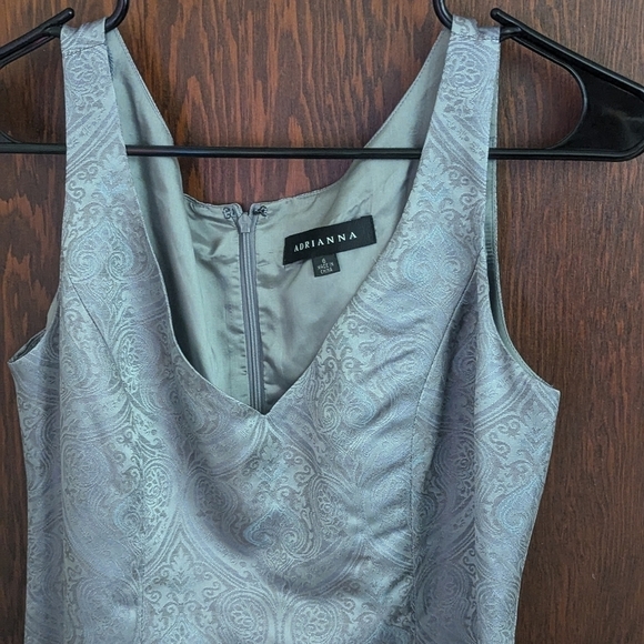 New with Tags Adrianna Vintage Beaded Long Blazer & Sheath Dress Size 6 Wedding - Picture 9 of 12